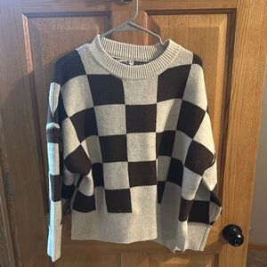 Checkered Sweater